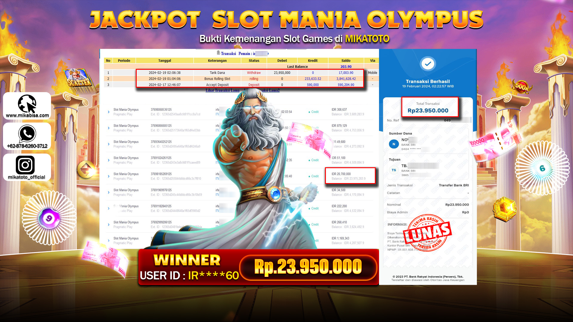 SLOT MANIA OLYMPUS