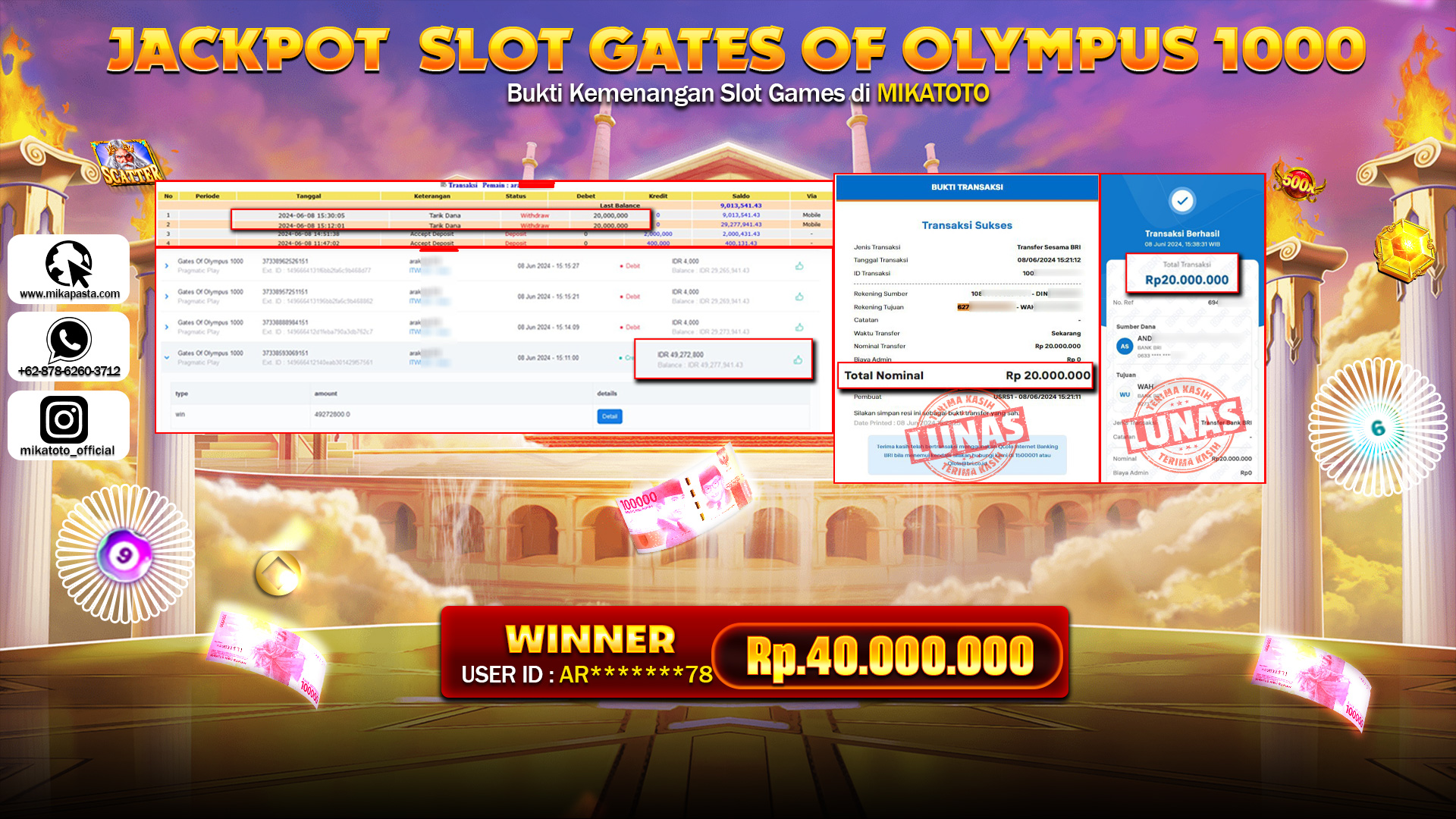 KAPAN LAGI BISA JP PAUS ? KALAU BUKAN DI MIKATOTO